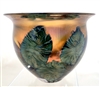 David Lotton Sunset Leaf and Vine Bowl