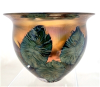 David Lotton Sunset Leaf and Vine Bowl