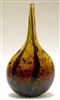 Danny Polk Medium Hand Blown Glass Wild Honey Mandolin Vase