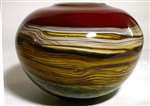 Daniel Gartner and Steven Blade Hand Blown Medium Red Glass Sphere