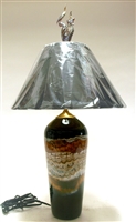 Gartner Blade Black Opal Tangerine Table Lamp