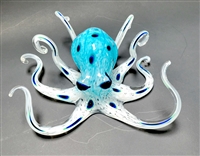 Michael Hopko Medium  Taco Blown Glass Octopus Sculpture