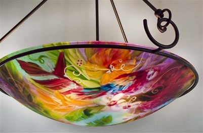 Jenny Floravita  Tropical Bird Chandelier