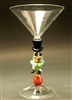 Jenni Woock Mad Hatter Martini Glass