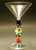 Jenni Woock Mad Hatter Martini Glass