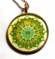 Leilani Henry Small Green Brain Jewel Pendant