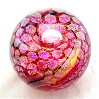 Tim Lazer Ruby Dichroic Paperweight