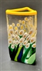 Michael Maddy and Rina Fehrensen Clear Daisy Triangle Vase