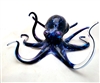 Michael Hopko Large Twilight Hand Blown Glass Octopus Sculpture