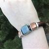 Olive Parker Copper Rose Leather Bracelet