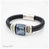 Olive Parker Montana Midnight Leather Bracelet