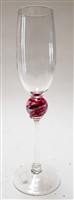 Minh Martin Ruby Pink Planet Champagne Flute