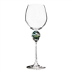 Minh Martin Turquoise Green Planet Red Wine Glass