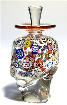 Ralph Mossman and Mary Mulvaney multi color murrine perfume bottle