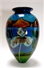 Richard Satava Large Wild Iris Vase
