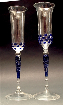 Suzan Benzle  Champagne Flutes Glass