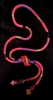 Sher Berman Pink/Purple Crochet Lariat Necklace