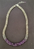 Sher Berman Amethyst Crochet Necklace