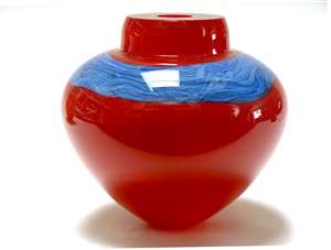 Randi Solin Lacquer Red Emperor Bowl