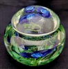 Lundberg Studios Daniel Salazar Lavender Blue Sweetpea Jewelry Jar