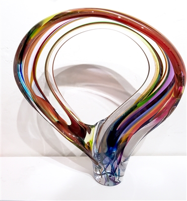 David Goldhagen Spinnaker Glass Sculpture