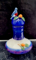 Chris and Alexandra Pantos Hand Blown Glass Mini Bluebird Perfume Bottle