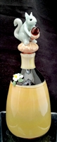 Chris and Alexandra Pantos Hand Blown Glass Squirrel Perfume Bottle