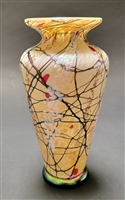 Bryce Dimitruk  Medium Hand Bown Glass Cherry Blossom Classic Vase