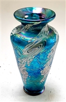 Bryce Dimitruk  Medium Hand Bown Glass Tropical Traditional Vase
