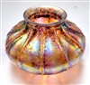 Bryce Dimitruk  Hand Bown Glass  Pumpkin Seed Pink Vase