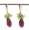 Wendy Lin Grande Berrie Amethyst Crystal Earrings