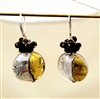 Wendy Lin Venetian Lentil Two Tone Glass Bead Earrings Earrings