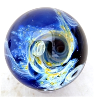 Filip Vogelpohl 2"  Cosmic Vortex Glass Marble