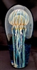 Richard Satava large Blue Backed moon Jellyfish Sculpture