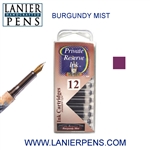 Private Reserve Burgundy Mist 12 Pack Cartridge Fountain Pen Ink C26 - Lanier Pens