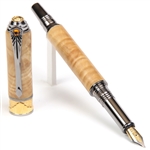 Art Deco Fountain Pen - Box Elder by Lanier Pens, lanierpens, lanierpens.com, wndpens, WOOD N DREAMS, Pensbylanier