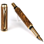 Baron Fountain Pen - Bocote by Lanier Pens, lanierpens, lanierpens.com, wndpens, WOOD N DREAMS, Pensbylanier