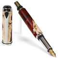 Baron Fountain Pen - Red Tide by Lanier Pens, lanierpens, lanierpens.com, wndpens, WOOD N DREAMS, Pensbylanier