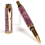 Baron Rollerball Pen - Purple Box Elder by Lanier Pens, lanierpens, lanierpens.com, wndpens, WOOD N DREAMS, Pensbylanier