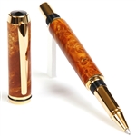 Baron Rollerball Pen - Yellow Box Elder by Lanier Pens, lanierpens, lanierpens.com, wndpens, WOOD N DREAMS, Pensbylanier