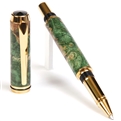 Baron Rollerball Pen - Green Maple Burl by Lanier Pens, lanierpens, lanierpens.com, wndpens, WOOD N DREAMS, Pensbylanier