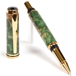 Baron Rollerball Pen - Green Maple Burl by Lanier Pens, lanierpens, lanierpens.com, wndpens, WOOD N DREAMS, Pensbylanier