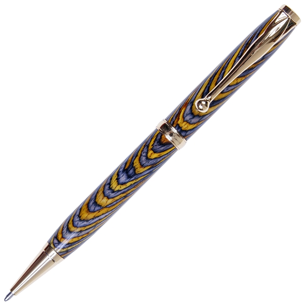 Comfort Twist Pen - Goldrush Color Grain by Lanier Pens, lanierpens, lanierpens.com, wndpens, WOOD N DREAMS, Pensbylanier