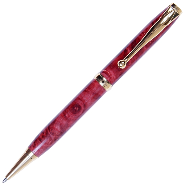 Comfort Twist Pen - Red Maple Burl by Lanier Pens, lanierpens, lanierpens.com, wndpens, WOOD N DREAMS, Pensbylanier