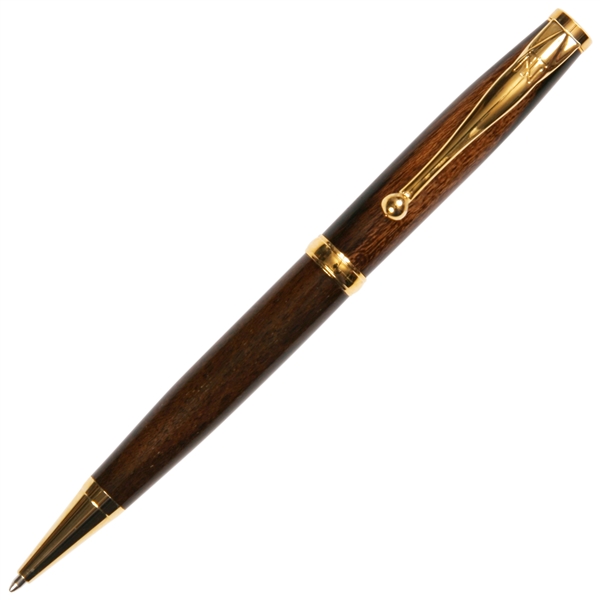 Comfort Twist Pen - Walnut Claro by Lanier Pens, lanierpens, lanierpens.com, wndpens, WOOD N DREAMS, Pensbylanier