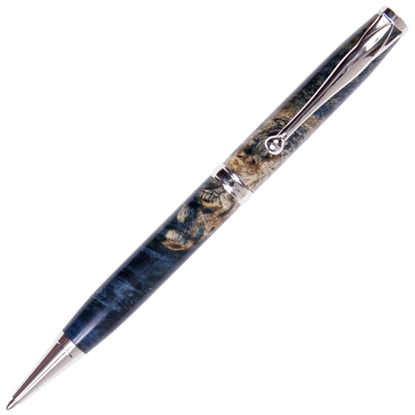 Comfort Twist Pen - Blue Box Elder by Lanier Pens, lanierpens, lanierpens.com, wndpens, WOOD N DREAMS, Pensbylanier