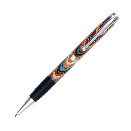 Comfort Twist Pen - Comfort Twist Pen with Grip-Southwest Color Grain by Lanier Pens, lanierpens, lanierpens.com, wndpens, WOOD N DREAMS, Pensbylanier