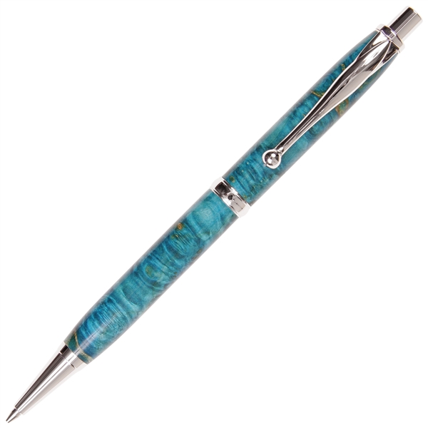 Comfort Pencil with Grip - Comfort Pencil-Turquoise Box Elder by Lanier Pens, lanierpens, lanierpens.com, wndpens, WOOD N DREAMS, Pensbylanier