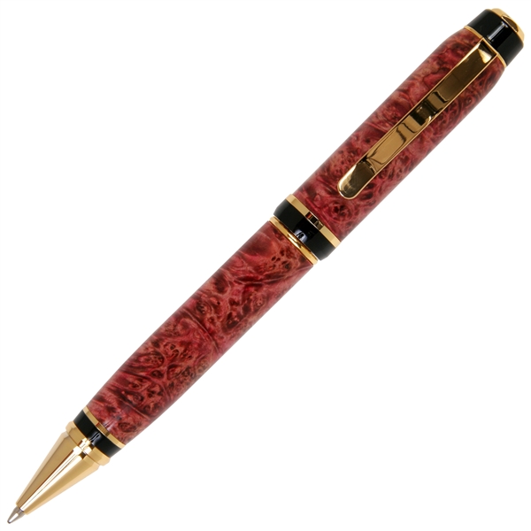 Cigar Twist Pen - Red Maple Burl by Lanier Pens, lanierpens, lanierpens.com, wndpens, WOOD N DREAMS, Pensbylanier