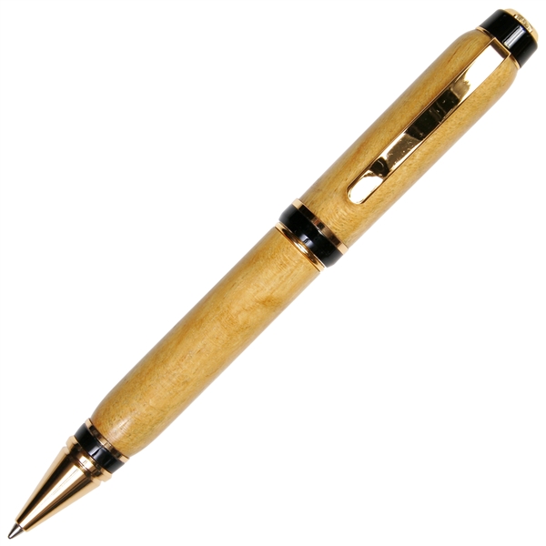 Cigar Twist Pen - Yellowheart by Lanier Pens, lanierpens, lanierpens.com, wndpens, WOOD N DREAMS, Pensbylanier